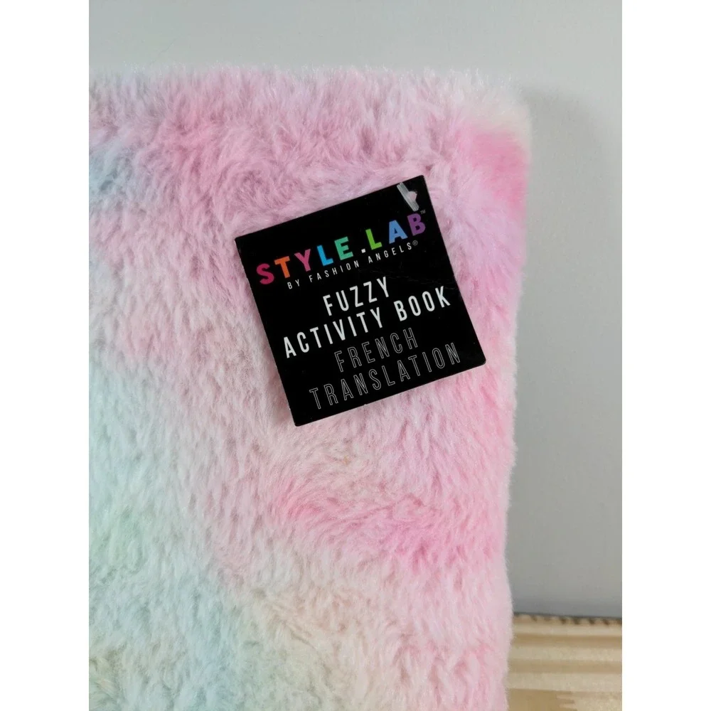 Multicolor Fuzzy Cat Journal – New With Tags – 80 Pages – 8 x 6